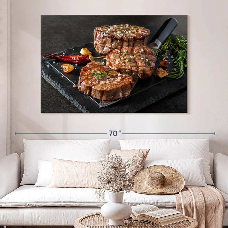 Filet de bœuf grillé Yarlin, H 34 po x l 51 po