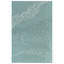 Tapis bleu turquoise tissé à la machine