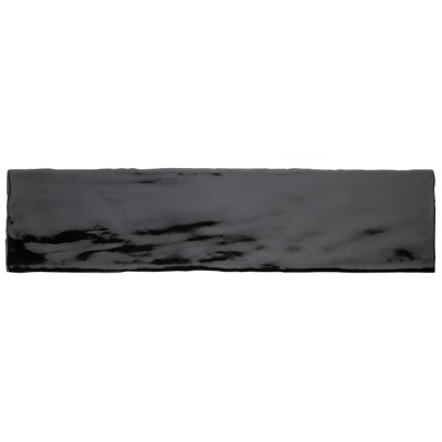 Chester 3" x 12" Ceramic Subway Tile in Black