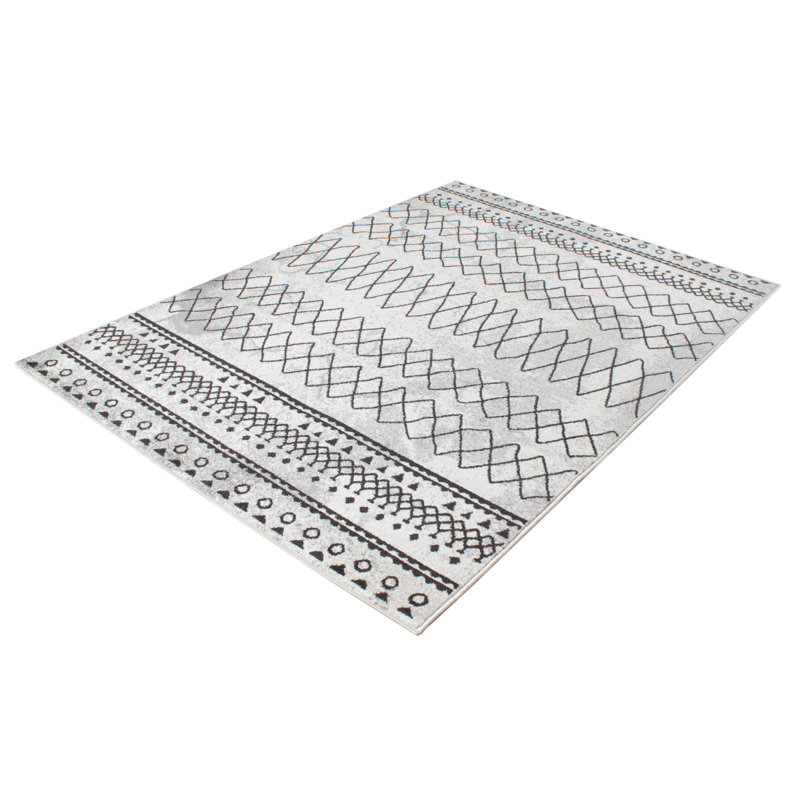Edgarton Geometric Hand Woven Area Rug, Rectangle 160 x 230cm