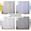 Rideau occultant extra large Jetset en imitation soie dupioni texturée vintage-60525753-60525750