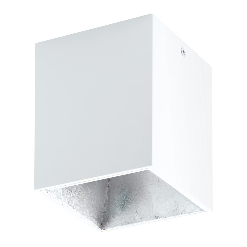 Inri LED Flush Mount, White/Silver