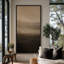 Grand art mural encadré sur toile - Horizon neutre dégradé abstrait minimaliste beige et brun 60 "x 30"-979967909-979967930