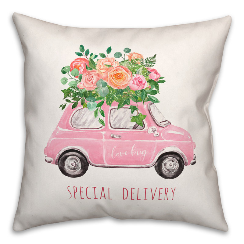Coussin spécial livraison spéciale Love Bug