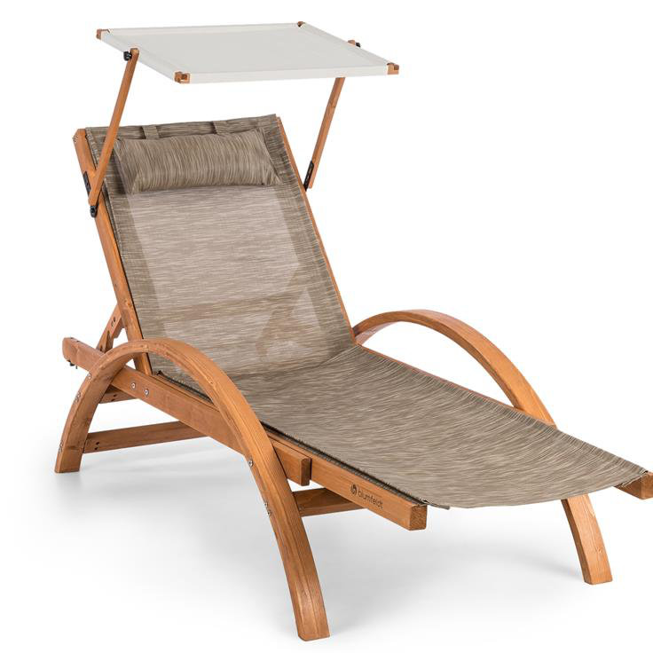 Panamera 195cm Long Reclining Pine Single Chaise