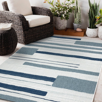 Chatterton Striped Indoor / Outdoor Area Rug