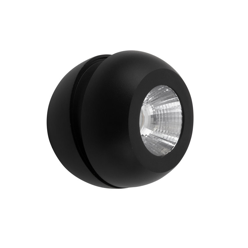 LED Flush Mount, Black