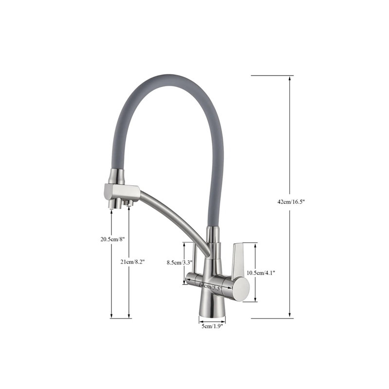 AvaMalis Pull Out Touch Kitchen Faucet, Chrome