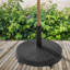 25kg Metal Free Standing Umbrella Base with Wheels