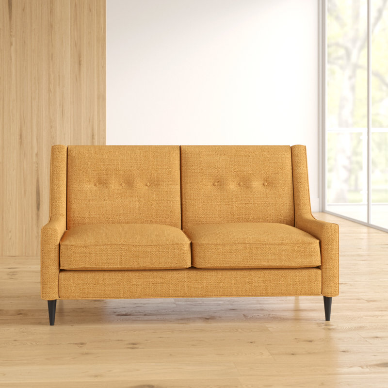 Augusta Plaza 2 Seater Loveseat, Yellow