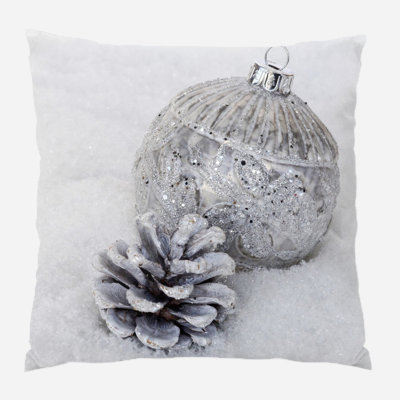Canvas Outdoor Reversible Throw Pillow