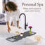 Plateau de baignoire en bambou - gris, extensible jusqu'à 41,5 po-891002803