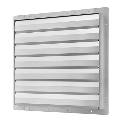 Ventilateur d'extraction mural de 91 cm (36 pouces) avec volets automatiques, cadre en acier durable, fonctionnement silencieux, moteur à courant alternatif, débit d'air de 9761 pi³/min pour la ventilation des greniers, garages, granges, serres et ateliers.