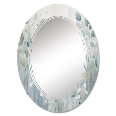 Oval Wall Mirror, Modern Decorative Accent Mirror - Kaleburnu