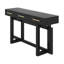 Console, canapé d'entrée très long de style minimaliste avec trois tiroirs et fabrication robuste-274396702