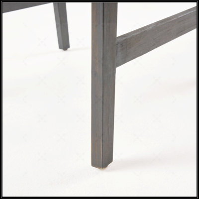 Chaises de salle à manger d'extérieur en bois d'acacia résistant aux intempéries