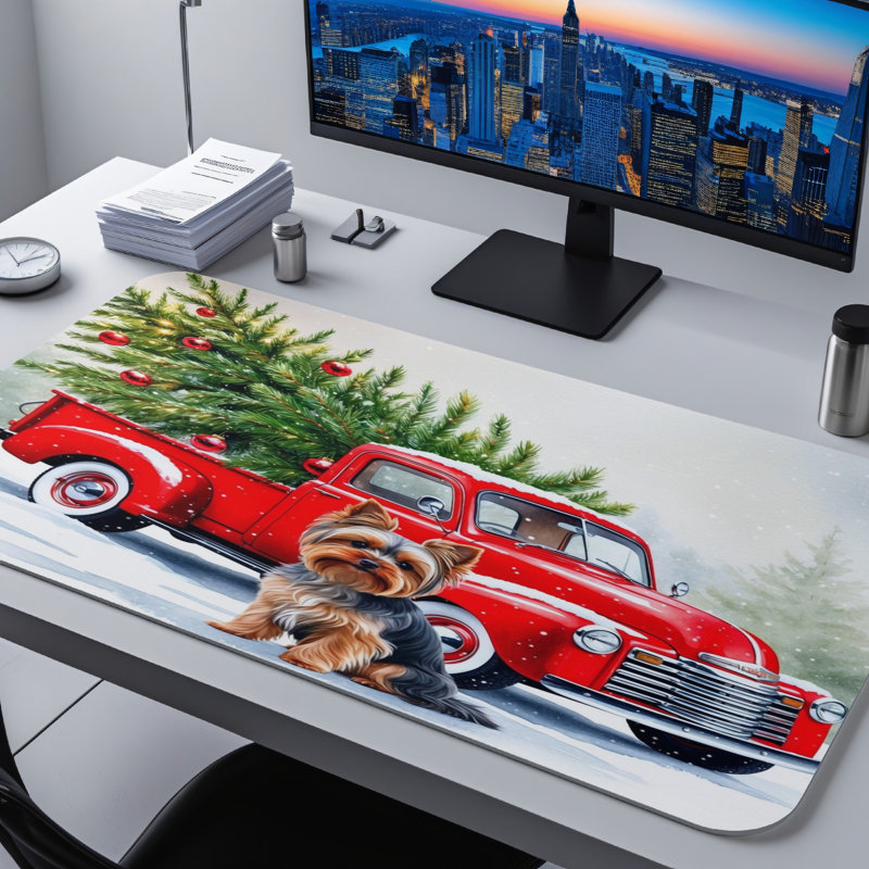 Polyester Desk Pad, 31.5x15.5