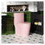 Housse de remplacement pour siège de toilette en polyrésine rose, modèle W3192P-131221630