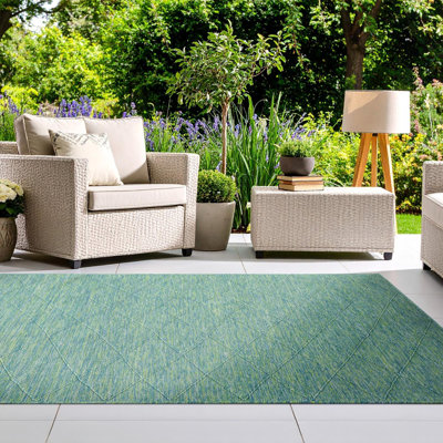 Tapis extérieur moderne à motif géométrique, tapis lavable antidérapant