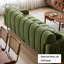 Canapé modulaire en polyester vert