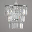 23 cm H Round Pendant Shade ( Slip-On ) in Silver