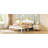 Gevon Solid Wood+MDF Panel Bed