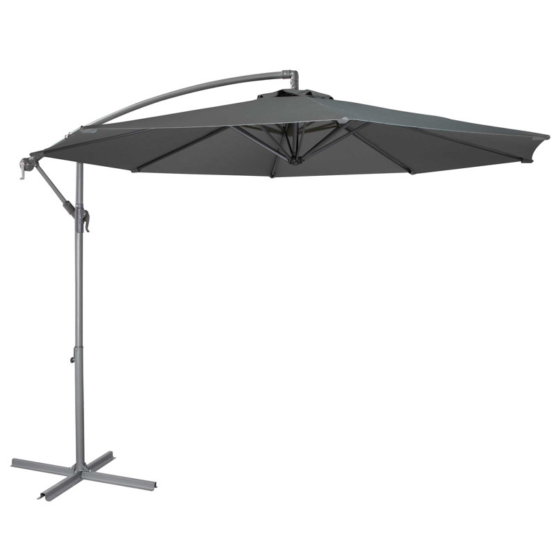 Breyan 300cm Cantilever Parasol, Grey