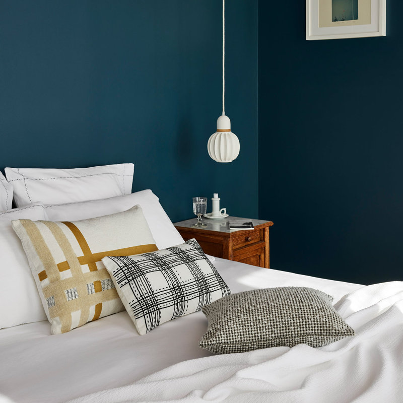 No Pattern Duvet Cover, White/Grey, Emperor