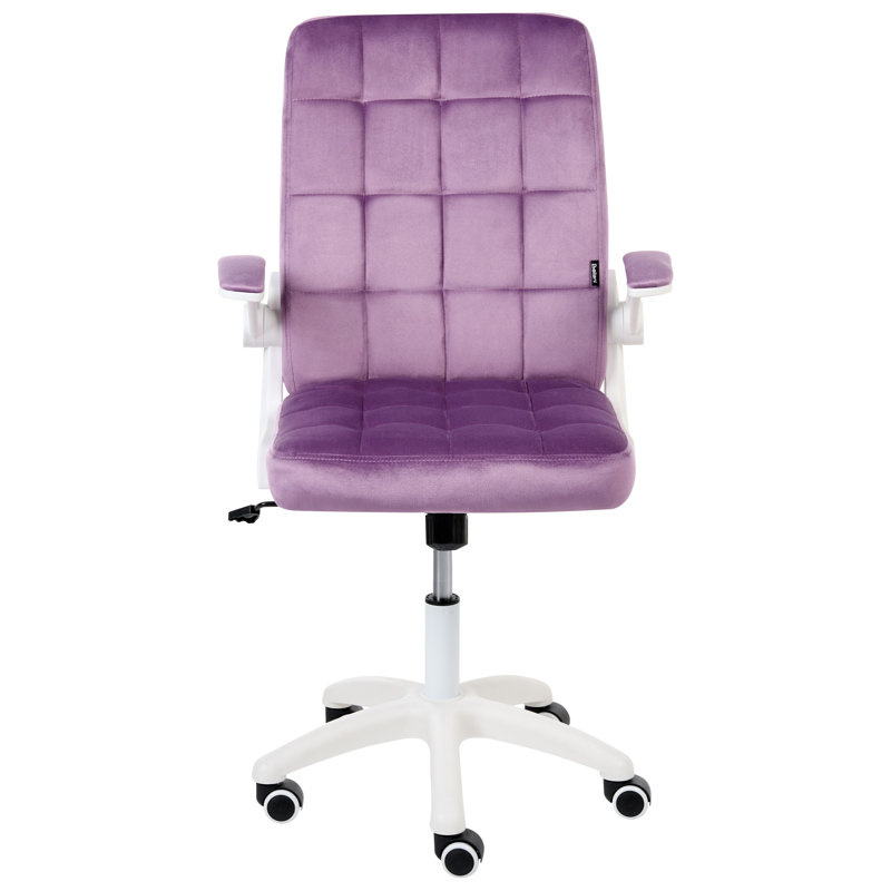 Velvet Office Chair, Violet