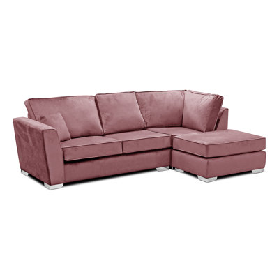 Quade 4 Seater Velvet Corner Sofa 
