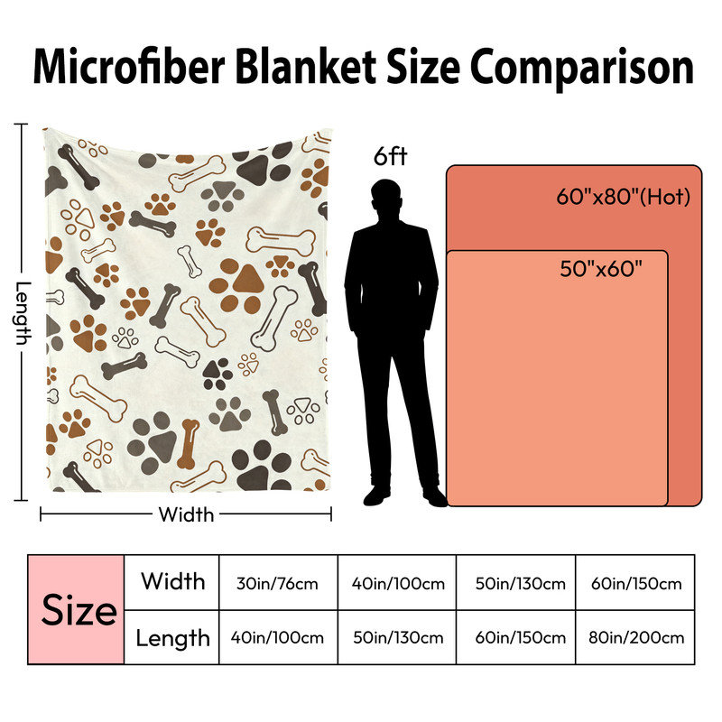 Jeté en flanelle JYK, en microfibre moelleuse, légère, respirante et confortable, L 50 po x l 60 po, Noms de chats