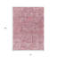 Tapis intérieur lavable floral anthracite 10 pi x 14 pi
