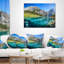 Coussin lombaire paysage paysage lac Oeschinen Suisse