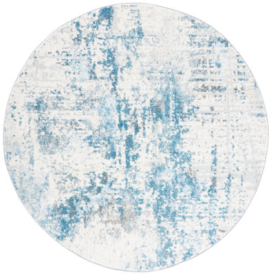 Tapis ivoire / bleu Olaughlin