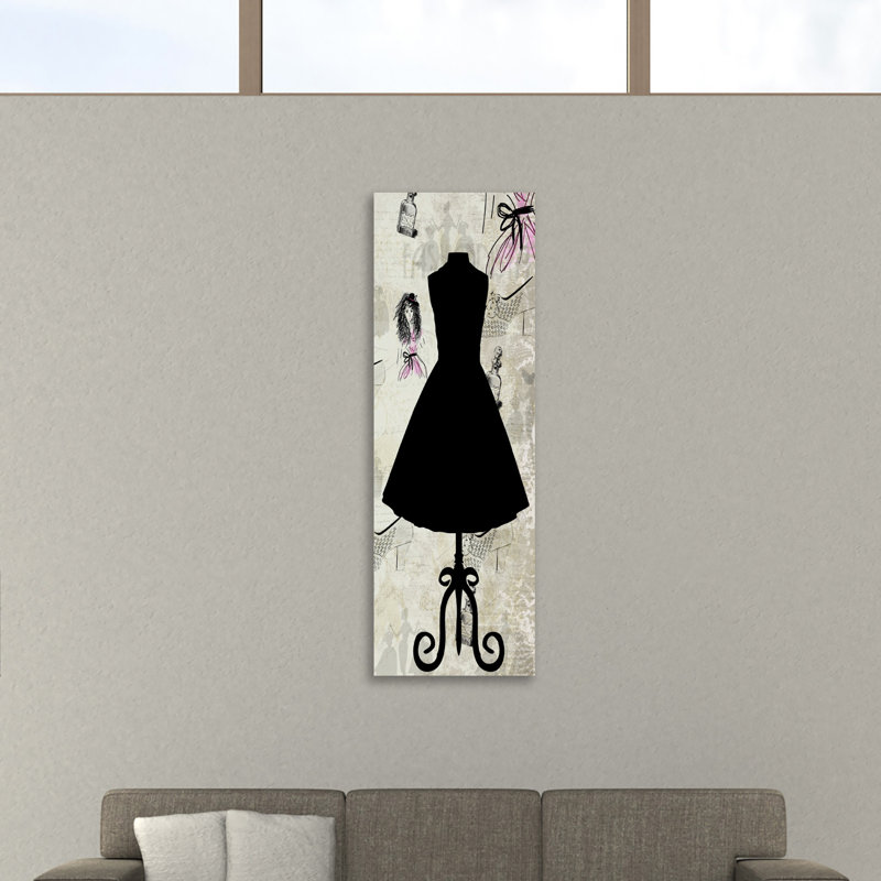 Fashion-ista 2 by Kimberly Allen - Wrapped Canvas Panoramic Print, 91cm H x 30cm W x 4cm D