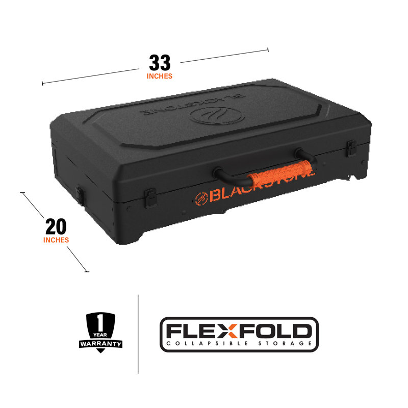 Chariot de préparation Blackstone On-the-Go avec conception pliable pliable