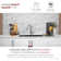 Stylish Modena Single Handle Pull Down Kitchen Faucet with Reversible Osmosis