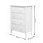 Commode 4 tiroirs Bellino