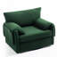 Fauteuil pivotant surdimensionné polyvalent pour un confort et un style ultimes-622673366