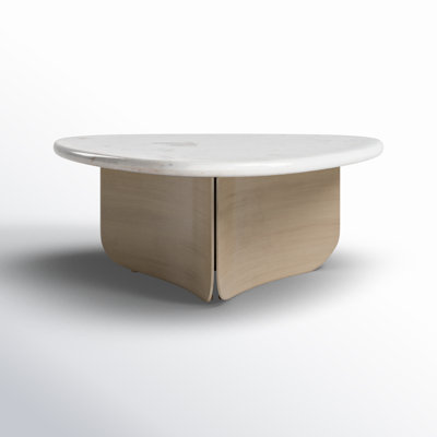 Humphrey 37" Genuine Marble Coffee Table