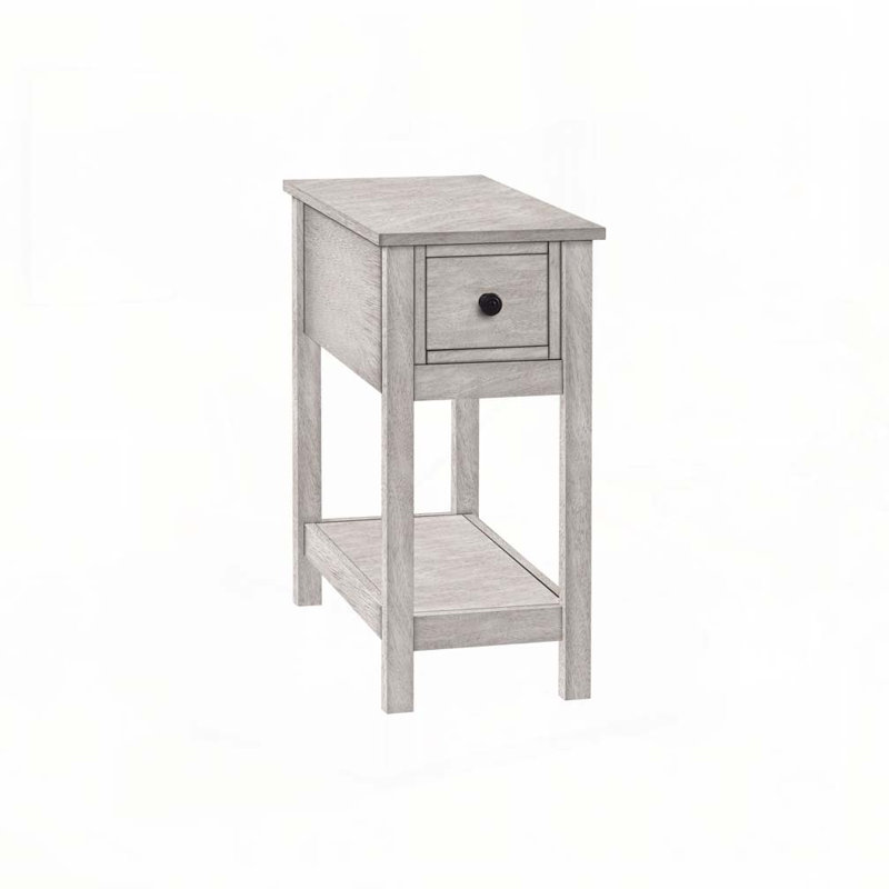 Table d'appoint avec rangement à 2 niveaux, table de bout, table d'appoint et table de chevet