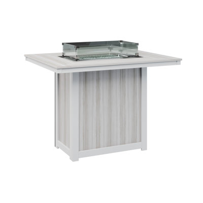 Berlin Gardens Donoma Rectangular Fire Pit Table