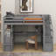 Lit mezzanine simple avec bureau et tablettes-1625706747