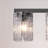 5-Light 47.2" Wide Kitchen Island Linear Pendant With Smoky Glass Shades