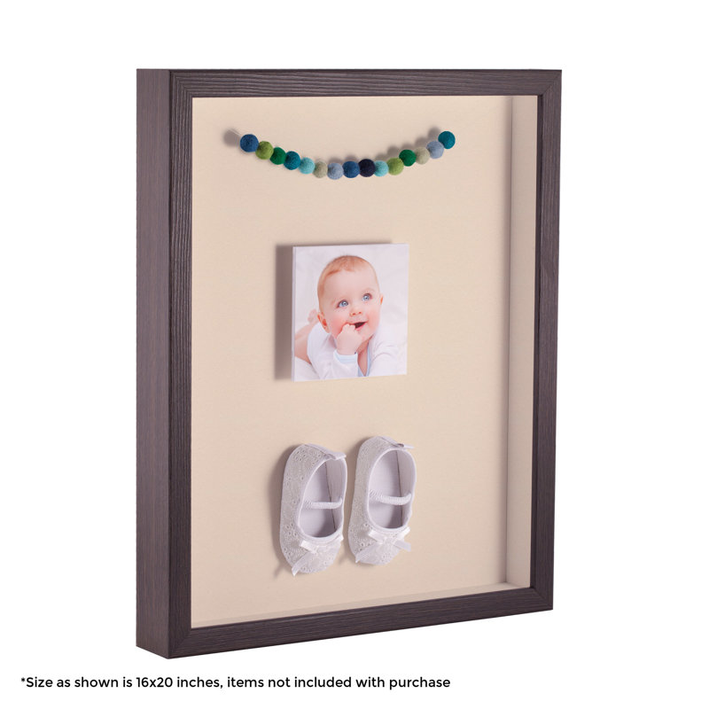 Wood Matte Shadow Box Picture Frame, Cream