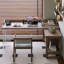 Bureaux en bois massif en L noyer clair-107672472-107672475
