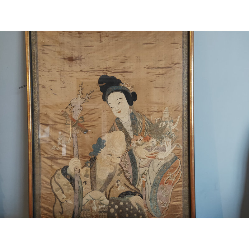 Antique Chinese - Textile Flat Weave Rug