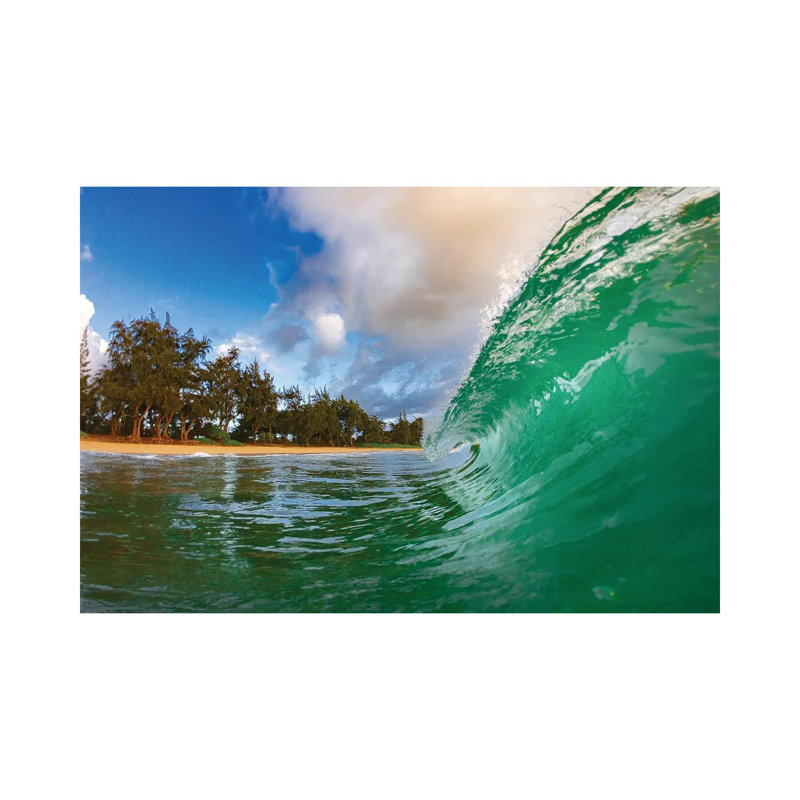 Green Arch by Sean Davey - No Frame Gallery-Wrapped Canvas Giclée on Canvas, 20.32cm H x 30.48cm W