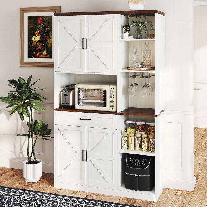 Buffet 71 po avec armoire et tiroir Farmhouse Kitchen 71 po