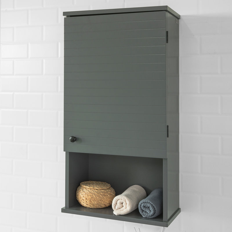 Skofte Bathroom Cabinet, Dark Grey